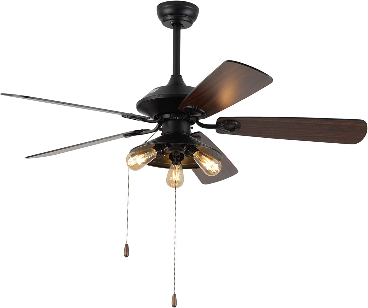 rustic ceiling fan with remote control