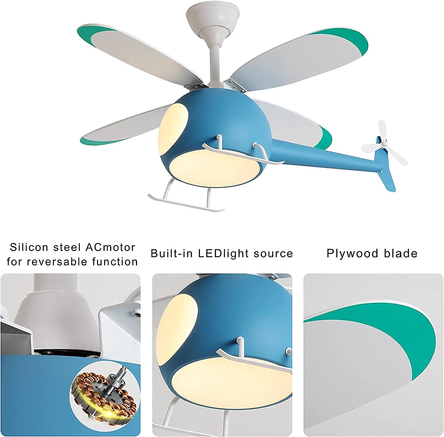 Kids bedroom ceiling fan